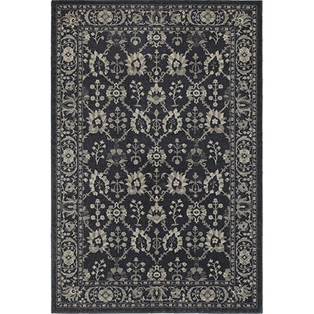 Sphinx By Oriental Weavers Area Rugs, Richmond 8020K 10X13 Rectangle - Navy/ Grey-Polypropylene R8020K300390ST